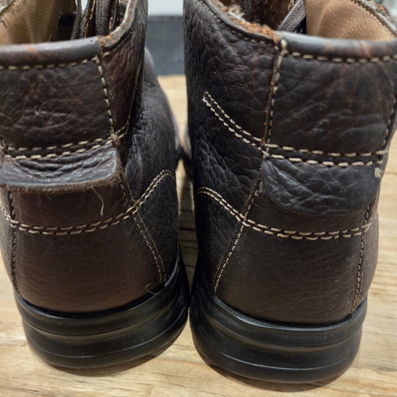 Black Leather Men's Shoes - Picture 4 of 9